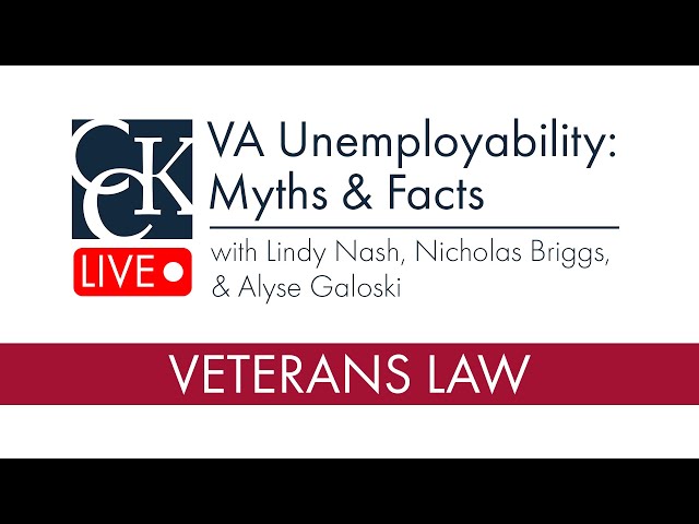 VA Individual Unemployability (TDIU) Myths and Facts
