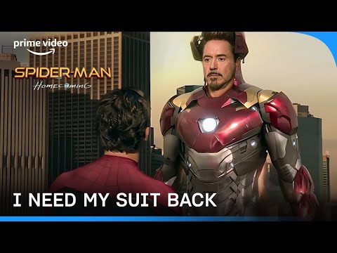 Iron Man Takes Back Spider Man's Suit | Spider-Man: Homecoming | Prime Video India