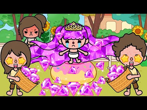 💎 Purple Diamond Fall From My Hair 💔 Bad Parents Toca Story  l Toca Boca l Toca Life World