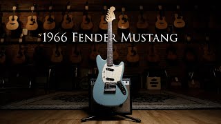 Video thumbnail for 1966 Fender Mustang in Daphne Blue by Emerald City Guitars
