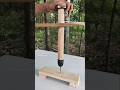 Diy How To Make A Manual Wood Drill Tools Woodworking Tips Woodwork