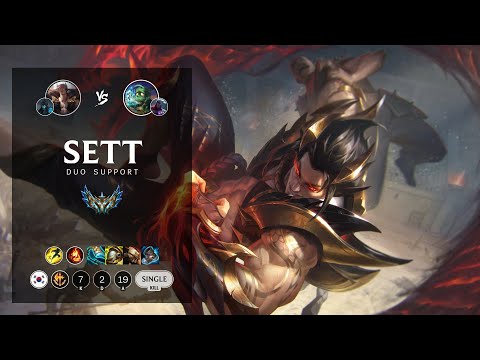 Sett Support vs Amumu - KR Challenger Patch 12.14