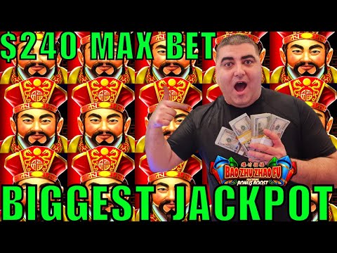 OMG My BIGGEST JACKPOT On New Slot Machine At Casino - $240 MAX BET
