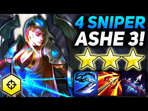 3 STAR ASHE SNIPES DOWN ENTIRE ENEMY TEAM WITH PER HEX DMG BUFF!! | Teamfight Tactics Patch 12.5B