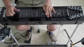 Buck Owens and the Buckeroos - Together Again - pedal steel part as played by Tom Brumley