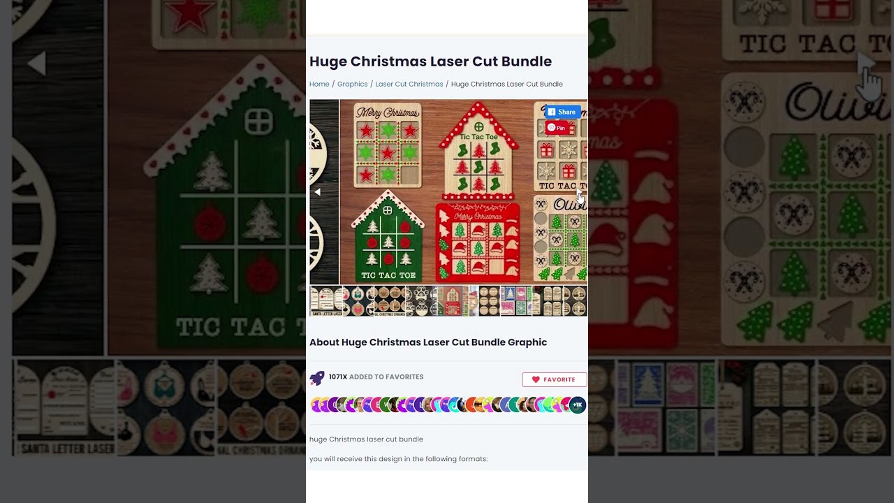 Laser SVG files for Christmas grab a bundle from Creative Fabrica. Link in first comment #lasercut