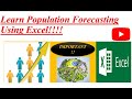 Learn Population Forecasting Using Excel Sheet Tips And Tricks L Environmental Engineering 1