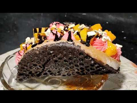 5 MINUTE Soft CHOCOLATE CAKE Tacos! No mould required| Trending dessert Taco cake recipe video