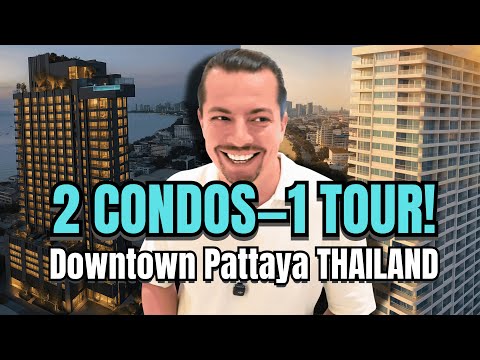 View Talay 6 vs EDGE. Which Condo Wins? Two Pattaya Thailand Condos, Full Downtown Tour!