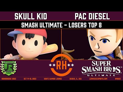 Roundhouse 2023 LOSERS TOP 8 - Skull Kid (Ness) vs PAC DIESEL (Mii Swordfighter) - Smash Ultimate
