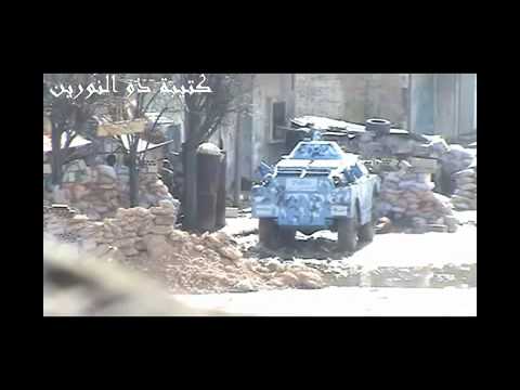 استهداف حاجز البياضة في حمص بعبوة ناسفة من قبل كتيبة ذو النورين