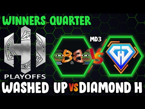 [Heroes International LAN Playoffs] Washed UP x Diamond Hands | Winners Quartas [PT-BR] HotS 2022