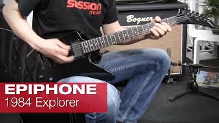 Video thumbnail for EPIPHONE 1984 Explorer EX EB by session