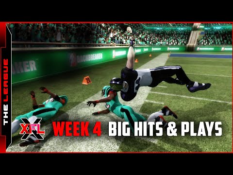 BACKBREAKER BIG HITS AND PLAYS #5 || BACKBREAKER XFL TOP PLAYS OF (WEEK 4)