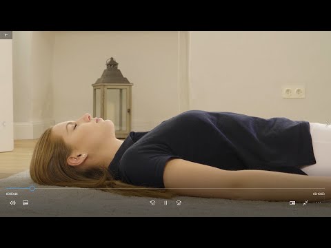 Progressive Muskelrelaxation - PMR  nach Jacobson - KURZFORM im Liegen