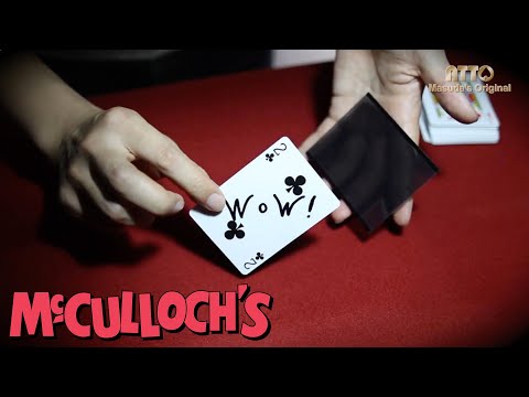 Card magically changes before your eyes. WOW 3 by KATSUYA MASUDA at McCullochs Magic store in London