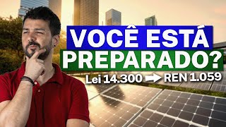 A LEI 14.300 foi regulamentada pela ANEEL | REN 1.059