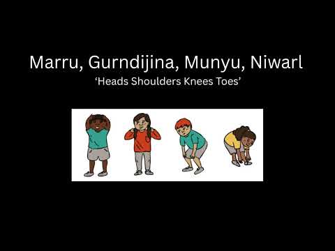 Marru, Gurndijina, Munyu, Niwal 'Head, Shoulders, Knee's & Toes'