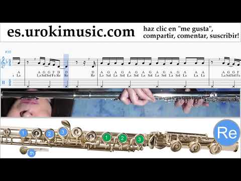 Tutorial de Flauta Imagine Dragons - Natural Clases Notas um-ih927