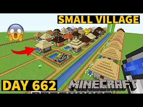 I build Small Village in Minecraft Creative mode 2023 Day 662