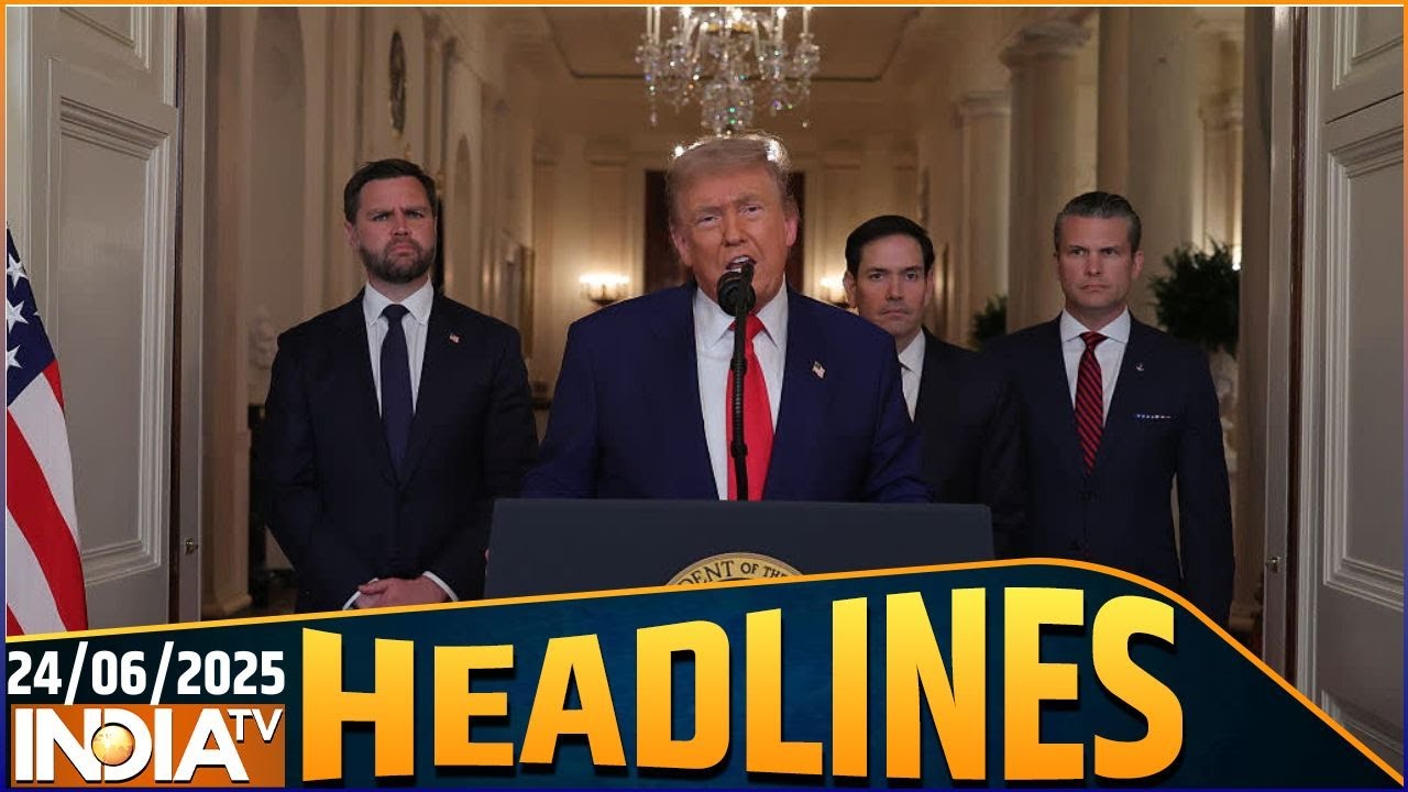 Headlines Today : ट्रंप ने किया सीजफायर ऐलान...इजरायल-ईरान में War ब