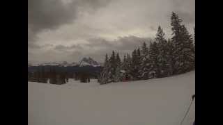 preview picture of video 'Lake Louise Resort Skiing Top To Bottom'