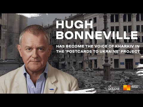 Hugh Bonneville voiced the story of destroyed Kharkiv