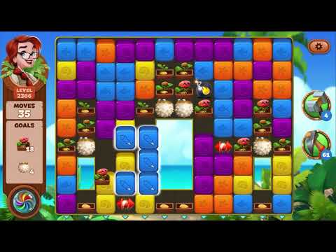 Lost Island Blast Adventure Level 2366 NO BOOSTERS - A S GAMING ✔️