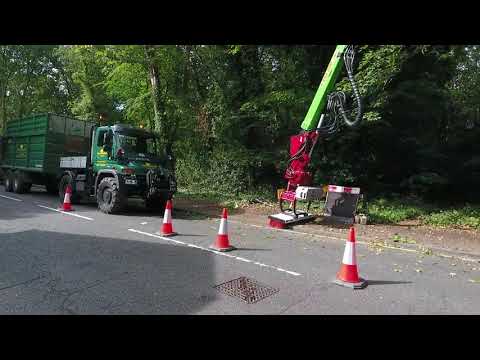 Sennebogen 718 with Grab Saw -  Ben Nicholson Tree Services