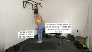 Extensión de tríceps cruzado