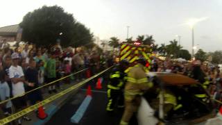 preview picture of video 'Margate, FL - National Night Out 2012 - Extrication Demonstration'