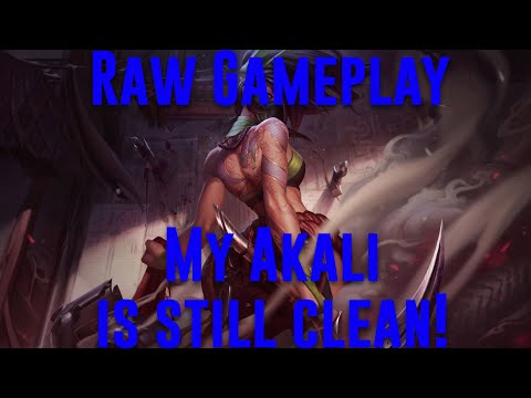 Raw Gameplay: Akali VS Lillia MID - My Akali is still clean!