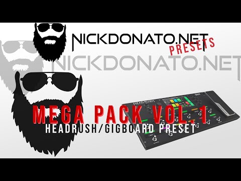 Headrush Pedalboard Patch - Mega Pack vol.1