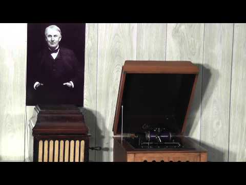 Edison blue amberol cylinder 3881 - See Old Man Moon Smile by Al Bernard & Earnest Hare