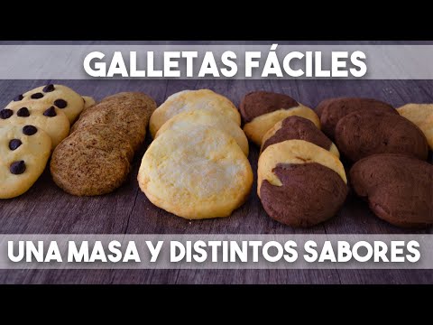 EASY COOKIES WE MAKE ONE DOUGH AND DIFFERENT FLAVORS