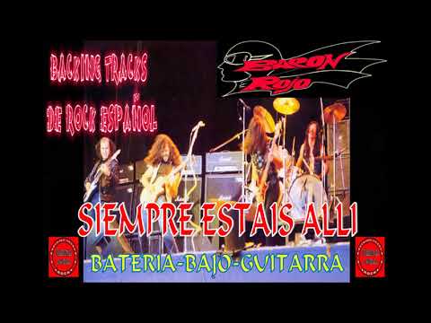 Baron Rojo - Siempre estas alli Backing Track