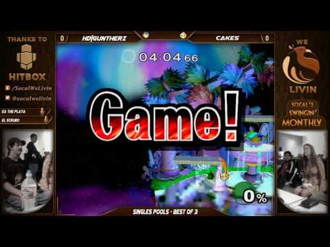 We Livin' VI - Melee Pools ft. HD|Guntherz (Ness) VS Cakes (Peach)