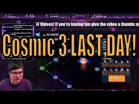 Dark Dimension 4 Cosmic 3 (Node 9) FINAL DAY! Marvel Strike Force