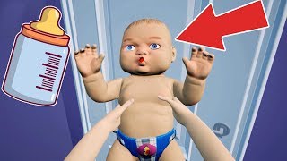 Anne Bebeğe Komik Bakım Eğlencesi #Çizgifilm T