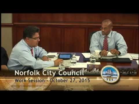 Work 10/27/15 Session - Norfolk City Council