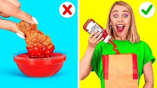 Download lagu FAST FOOD CLEVER HACKS ||Cool Hacks for Favorite Foods and Funny Situations by 123 GO! FOOD mp3