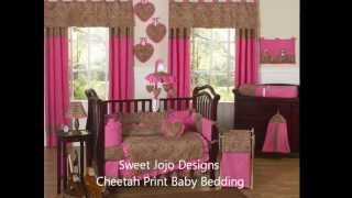 Cheetah Baby Bedding - Animal Print Nursery Decor