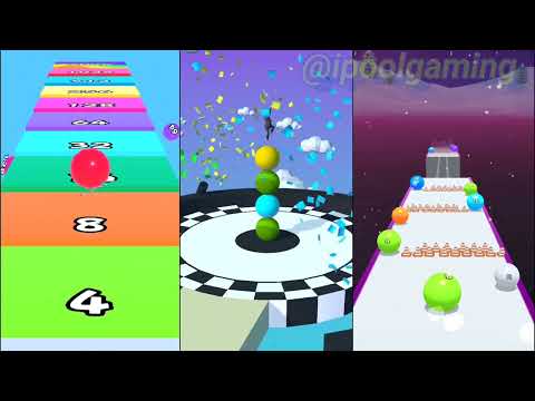 Ball Run 2048 👉 Bump MERGE 2048 💪 Stack Rider Gameplay walktrough android iOS