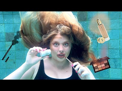 Ich schminke mich UNTERWASSER 💦🐠