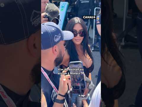 Kim K vient soutenir Lewis 👀 #f1