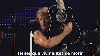 Bon Jovi - Live Before You Die (Subtitulado)