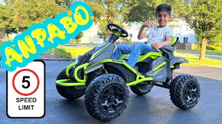 24V , 5 mph, 4x4 Ride-on ATV for Kids! Anpabo Power wheels