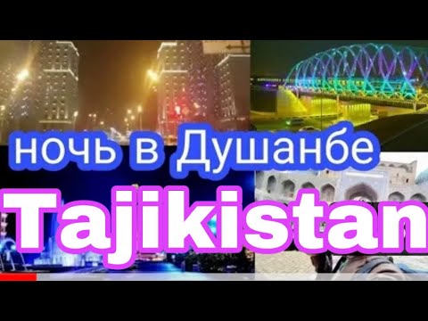 Tajikistan Dushanbe .center Dushanbe night in Dushanbe