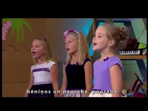 DZIEDI AR PUKŠU - "Burtiņš A" - dzied ansamblis "Vizbulītes"