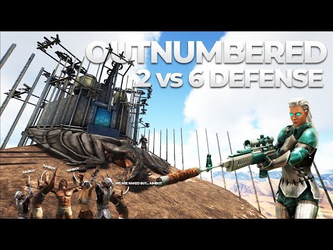 DUO DEFENDING OUR BASE AGAINST A FULL 6MAN TRIBE! - S3 E3 - PVP | Ark: Survival Evolved